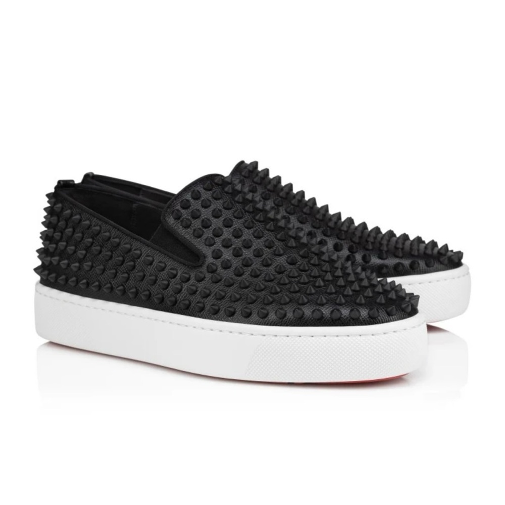 Christian Louboutin roller boat slip on sneakers size 44 made in Italy